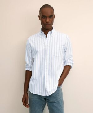เสื้อเชิ้ต Oxford Stripe